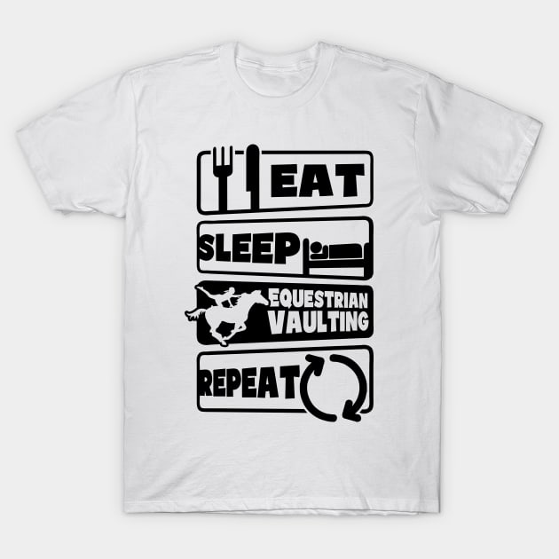 Equestrian Shirt | Eat Sleep Repeat T-Shirt by Gawkclothing